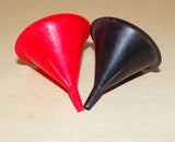Pair Of Mamod Later Style Funnels 1 Red & 1 Black Used Condition