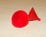 Copy of Pair Of Mamod Early Style Plastic Funnels In Red Used Condition