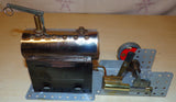 SP3 Mamod Meccano Horizontal Live Steam Engine & Solid Fuel Burner Pre Owned