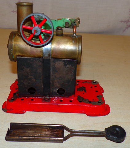 Mamod Minor One Live Steam Stationary Engine With Solid Fuel Burner To Clear