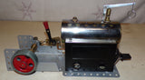 SP3 Mamod Meccano Horizontal Live Steam Engine & Solid Fuel Burner Pre Owned