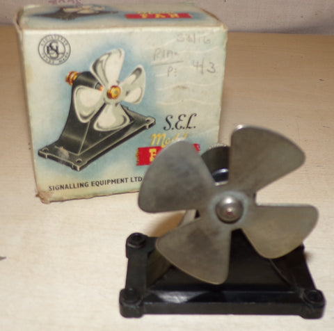 Signalling Equipment Ltd SEL Model Fan Live Steam Engine Accessory