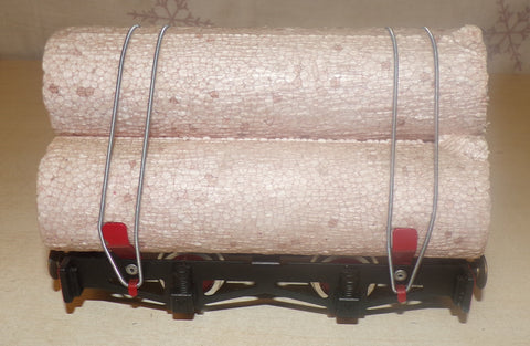 Mamod O Gauge Live Steam Railway Timber Log Wagon