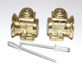 Pair Of Head Lamps For Mamod Live Steam SA1 Roadster Car NEW