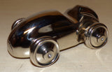 Art Deco Style Chromed Racing Car
