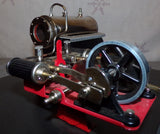 Wilesco D48 Twin Cylinder Marine Type Steam Engine & Gas Fired Boiler