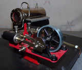 Wilesco D48 Twin Cylinder Marine Type Steam Engine & Gas Fired Boiler
