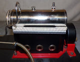 Wilesco D48 Twin Cylinder Marine Type Steam Engine & Gas Fired Boiler