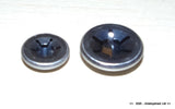 Set of 4 Domed Hub Caps Ideal For Mamod Steam Traction Engine & Roller Axles